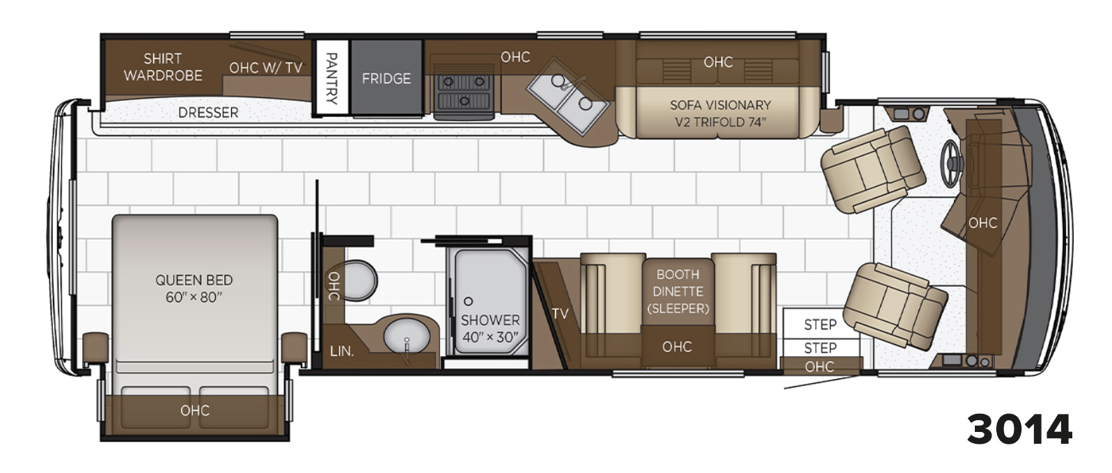 2023 Bay Star 3014 Floor Plan