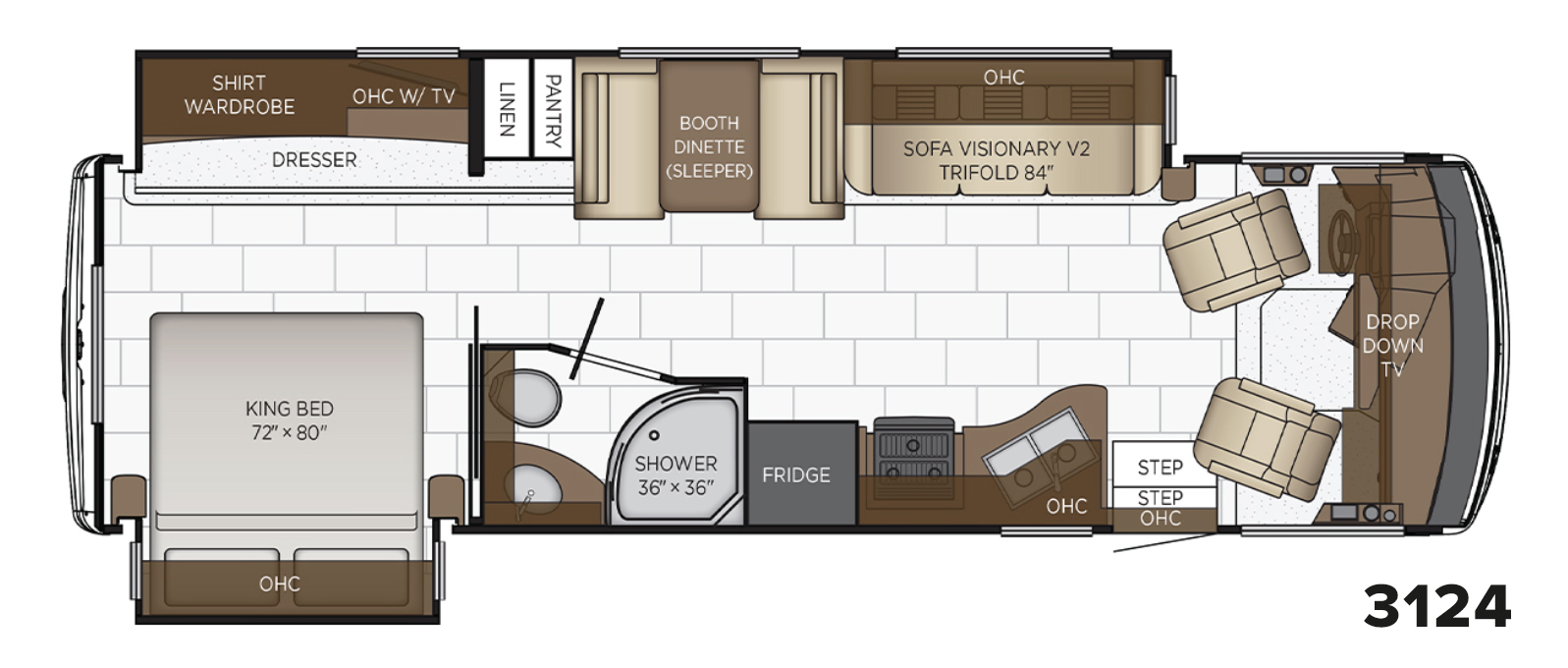 2023 Bay Star 3124 Floor Plan