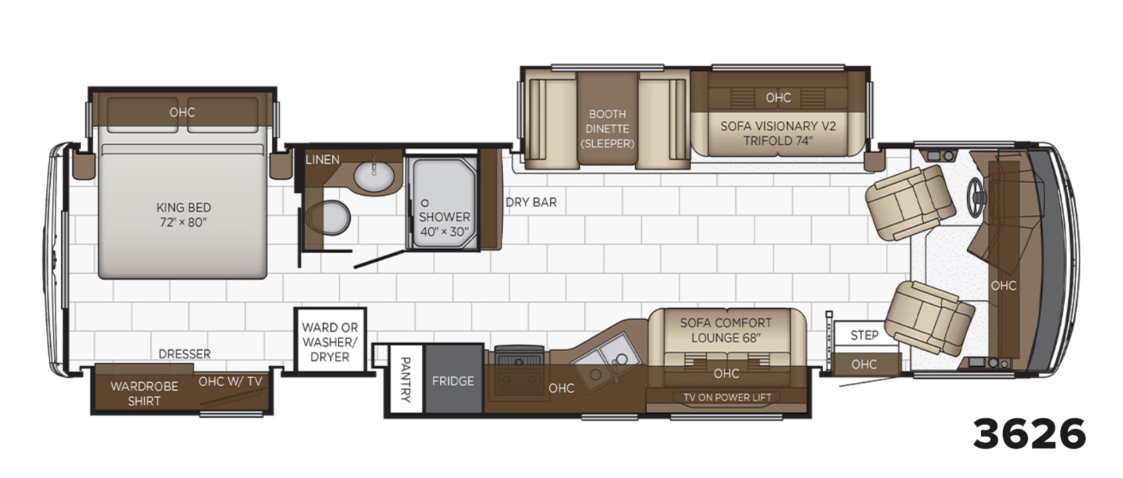 2023 Bay Star 3626 Floor Plan